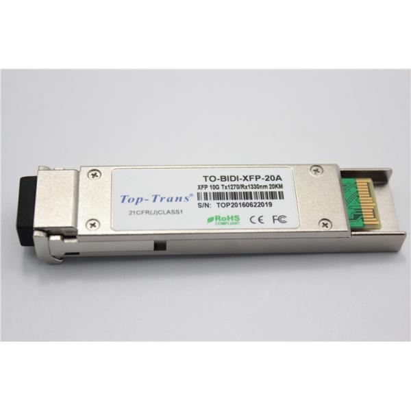 модуль 1270nm 1330nm 10GBASE-BX XFP MSA RoHS 20Km 10G SFP