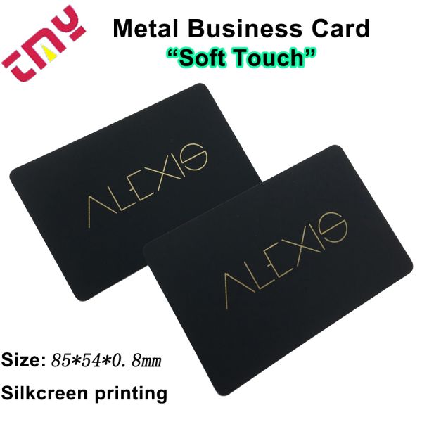 Professional Custom Design Soft Touch Business Card With Box