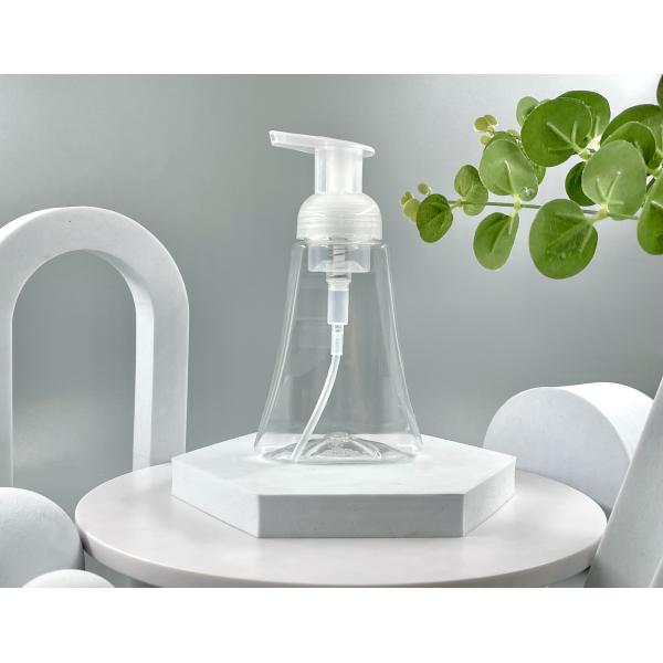 Botão de plástico PET de cor personalizada de 180ml com pulverizadores de bomba para armazenamento de líquido