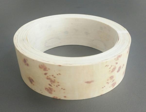 Mappa Burl Profile Wrapping Veneer Profile Wrapping Mappa Burl Wood Veneer Rolls for Furniture Door Plywood Mouldings