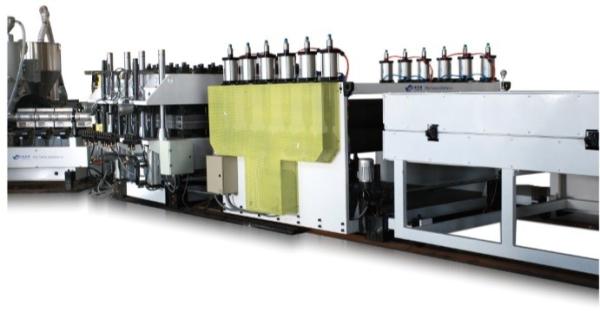Polycarbonate Hollow Profile Sheet Extrusion Line