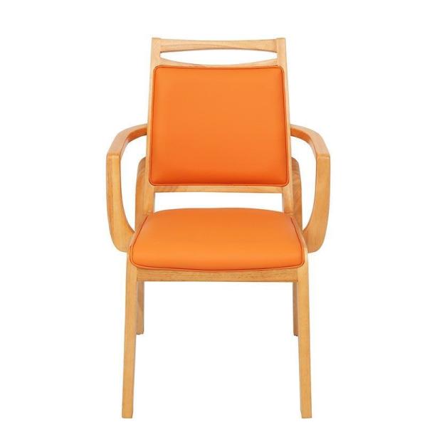 Unfolded Modern Wooden Dining Chairs For Hotels And Restaurants Upholstered