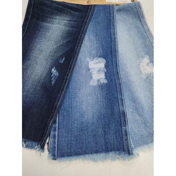 10.3OZ Stretch Free 90%Cotton Twill Style Woven Denim Fabric For Denim Jeans