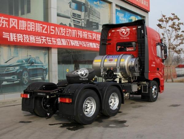 3800 1350 mm Base de rodas 6X4 Trator de gás natural Trailers para construção