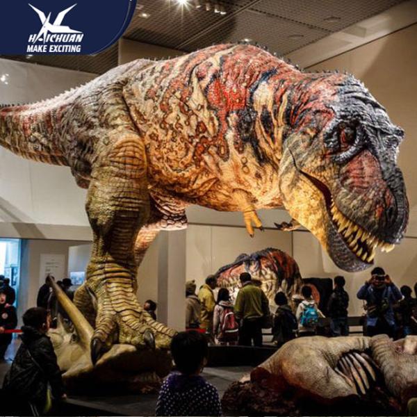 Professional Realistic Dinosaur Models Hands Moving Theme Park Huge Decoration