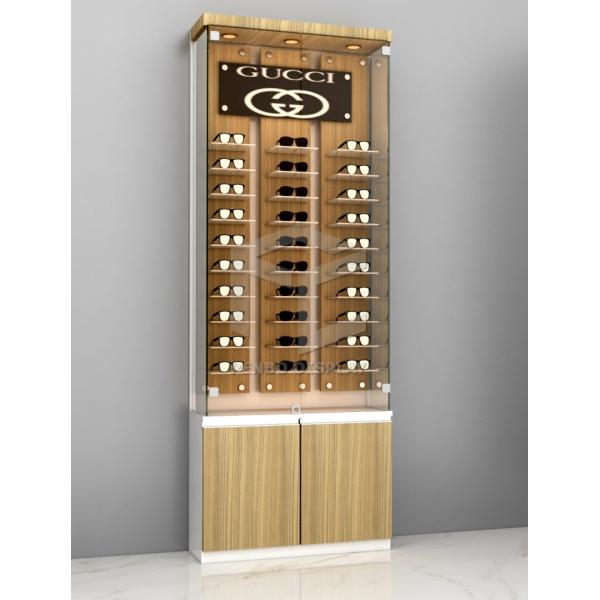 Стекло шкафов дисплея магазина дизайна мономера оптически 10mm закаленное