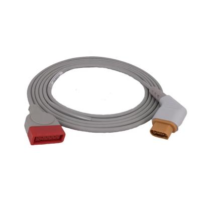 Drager 16 Pin convert to  GE11P Plug Female Socket  IBP Adapter Cables