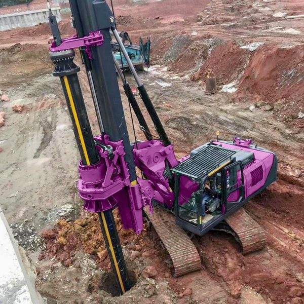 Rotary Piling Machine Building Infrastructure Construction Machinery Mobile Rotary Drilling Rig