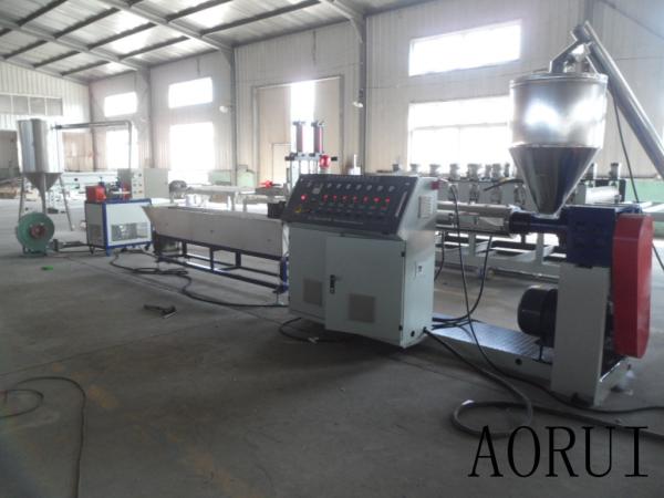 Recycled Water Ring Granule Single Screw Extruders For Waste Flakes