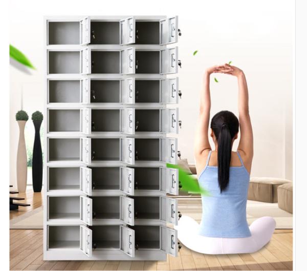 450mm Depth 1850mm Height Stainless Steel 18 Door Lockers