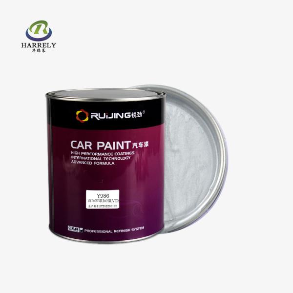Weather Resistant Silver Car Paint 1K Acrylic Spray Liquid Coating ISO9001