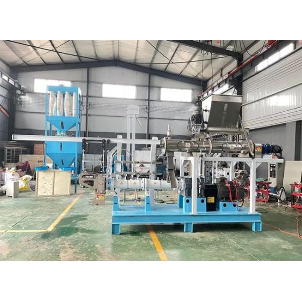 Twin Screw Floating Fish Feed Extruder Machine Aquatic Animal Feed Extruder