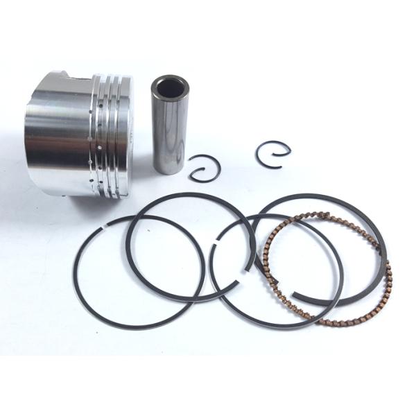 Серебряные алюминиевые наборы поршеня мотоцикла и кольца CD110 бурят высоту 37mm Dia.52.4mm