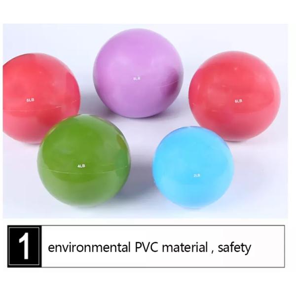 Multiple Color Toning Weight Ball , Gym Weight Ball Environmentally Friendly