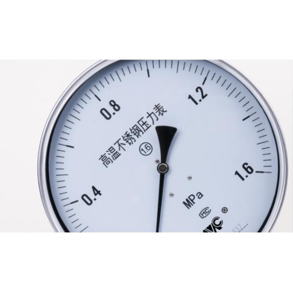 Направление манометра 250mm нержавеющей стали Y250BF радиальное