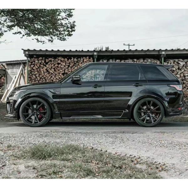 Kit de réparation de remplacement de la carrosserie Land Rover 2017 - 2019 Spoiler Hood Résine Fibre Front Lip