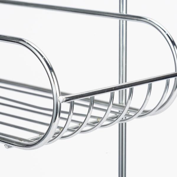 2 Tiers Bathroom Organizer Small Hanging Shower Caddy Stainless Steel
