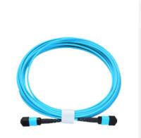 Cable de fibra óptica 12/24 cordones del tronco de MPO de remiendo de la fibra óptica de la base OM3 OM4 milímetro