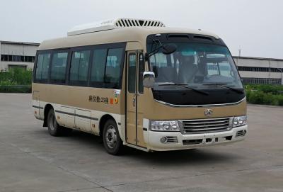 Brown 23 Seater Electric Bus EV Roadways Electric Passenger Bus