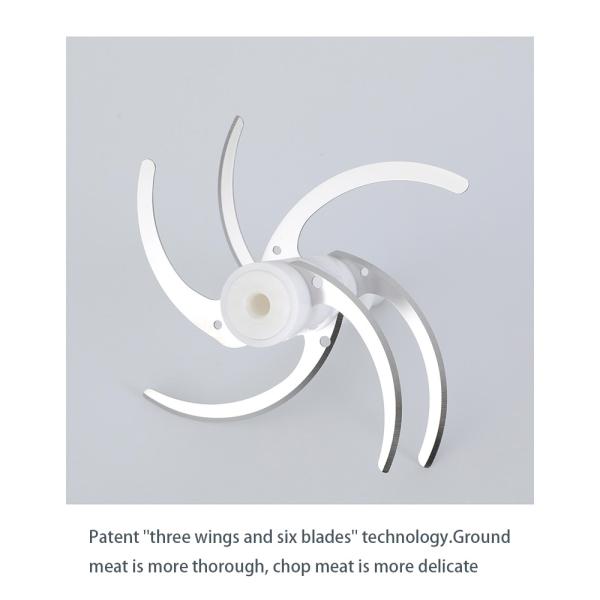 Мощный 500w Мотор Электрический пищевой процессор Нержавеющая стальная чаша