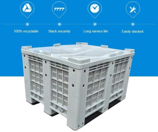 Light weight one time plastic pallets for transport and storage, Heavy duty cross bottom plastic pallet with 6 runners