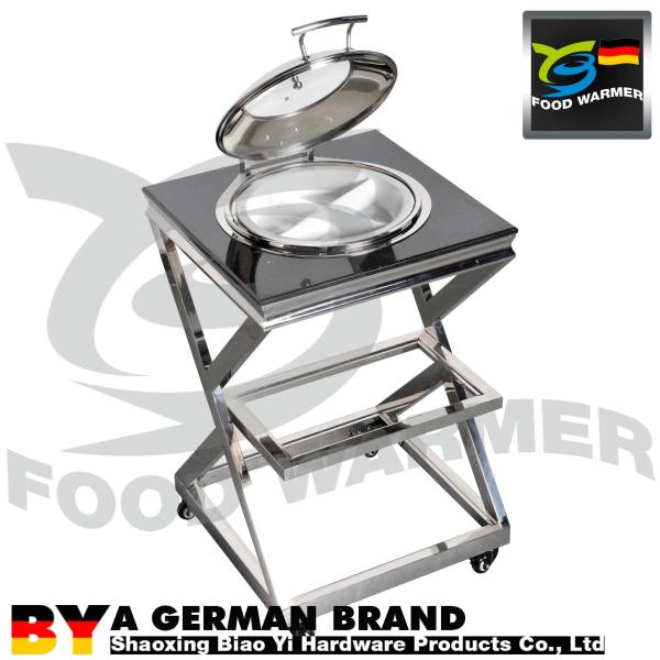 Шведский стол круглого жук-чефера мобильный помещает размер лотка 600*600*750 Мм