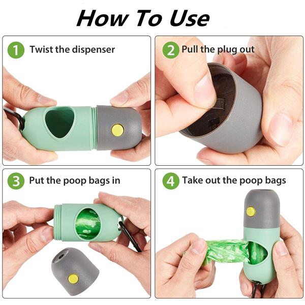 Таблетка формирует распределитель держателя сумки отхода собаки кормы любимца электрофонаря СИД