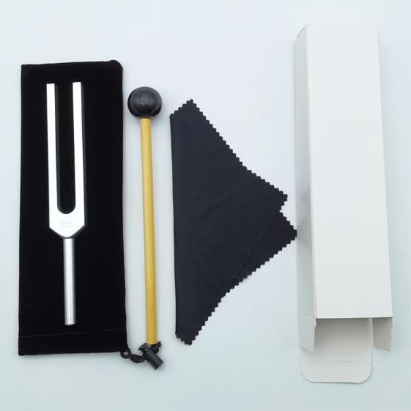 Sound Healing Musical Tool 528 Hz Tuning Fork with Aluminum Alloy and Silicone Hammer