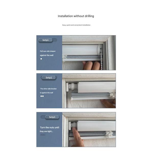 Modern Design Shutters for Waterproof and Antifouling Aluminum Louver Curtain in Toilet Kitchen Balcony Living Room
