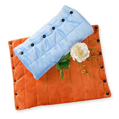 Polyester / Cotton Heated Office Chair Pad  Removable and Washable