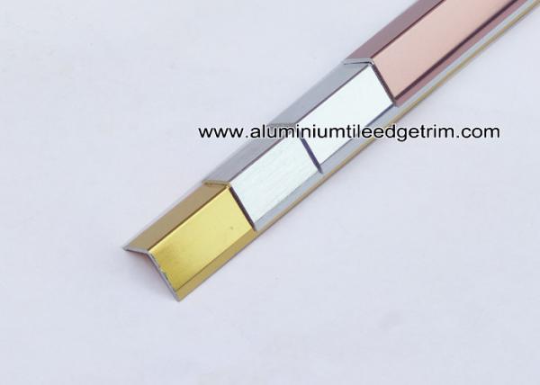V15mm x 15mm Aluminum Corner Guards For Wall Corner Brace / Protector