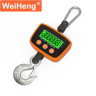 Weiheng 500KG Digital Crane Scale FCC Certified and Portable for Industrial ABS Plastic Stainless Steel