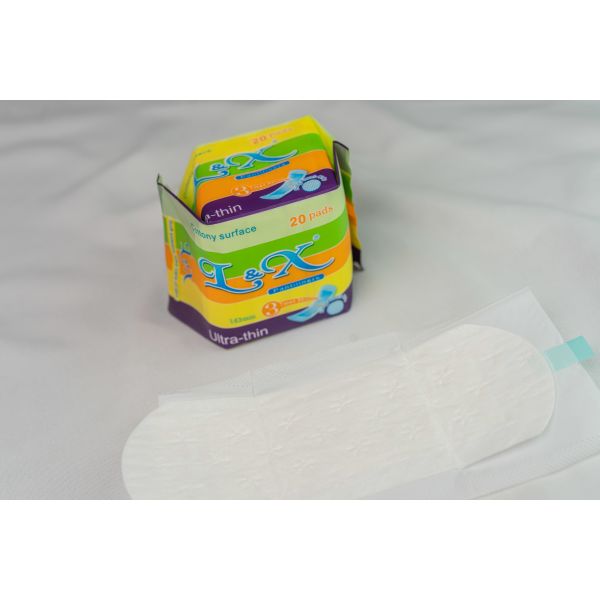 All Day Organic Pads And Pantiliners 1.45mm Ultra Thin Cotton Pantiliners 136mm