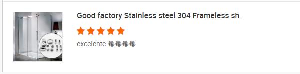 Стеклянный дверной комплект для ванной без рамы с подвижным устройством для душа