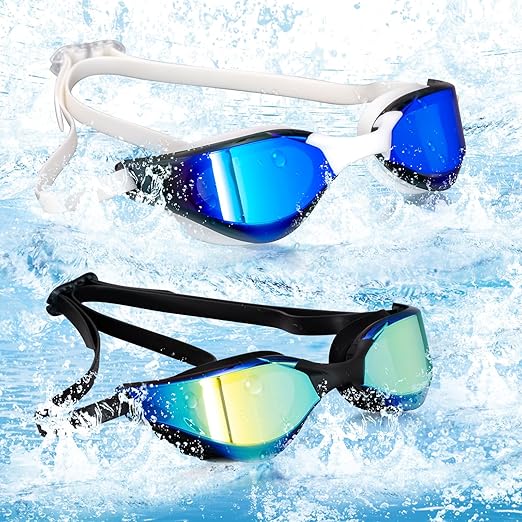 Anti-Fog UV Protection HD Lens Swimming Goggles for Adult Training and Racing