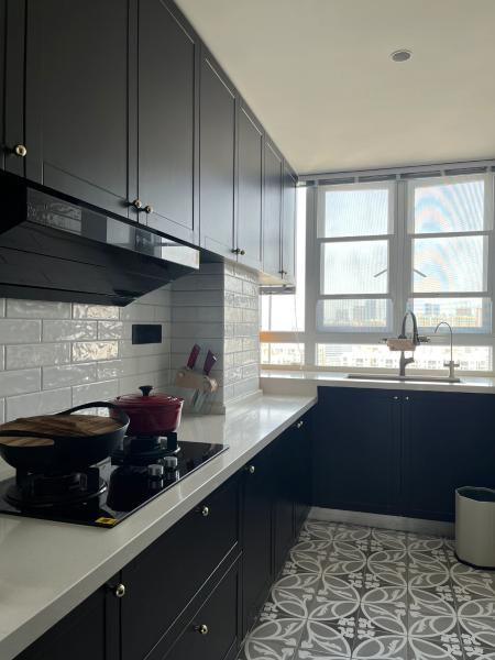 Modern Kitchen Cabinets with Quartz Granite Marble Countertops
