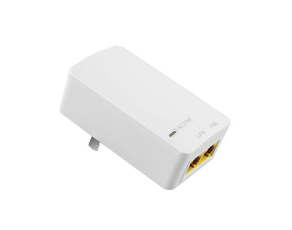 15.4w Plastic PoE Injector IP40 Fire Retardant