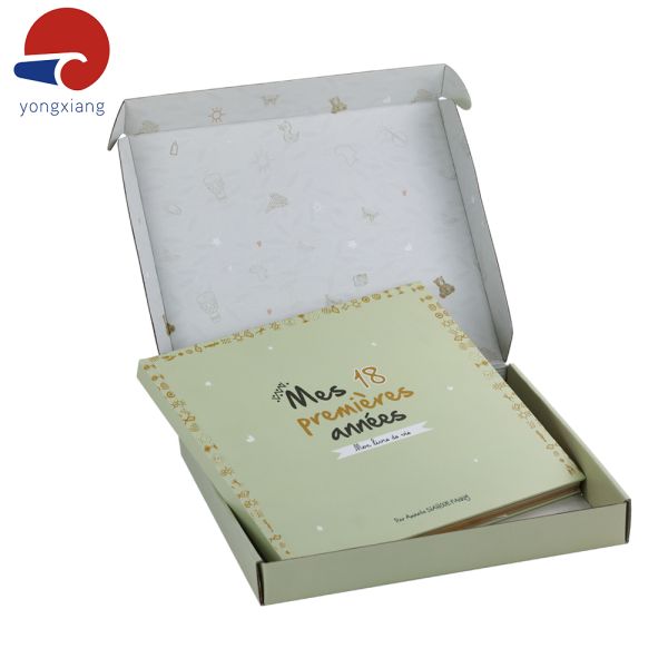 Offset Luxury Book Printing Eco Friendly Gold Edge Books With Flip Lid Folding Box