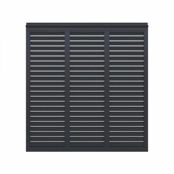 Customized Shape Shutter Proof Glass Sliding Compact Shutter for Interior Windows