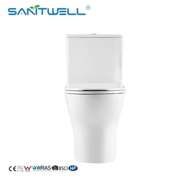 Popular Styles white washdown one piece western Chaozhou model human toilet closestool SWM8618