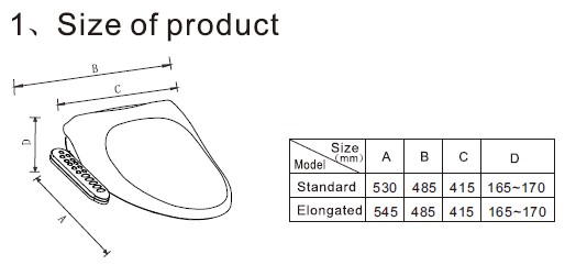 Automatic Plastic Intelligent Toilet Seat Cover / Electric Toilet Seat Cover White Color