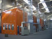 Bus Painting Chamber Air Flow Full Downdraft Spray Booth For Vehicle