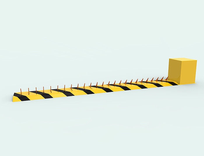 A3 Steel Remote Control Tyre Killer with IP68 Protection for High-Security Vehicle Control