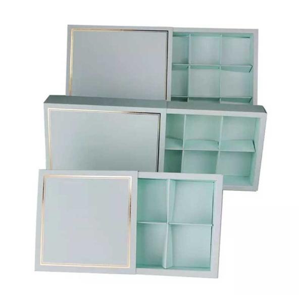 Двухшпиндельная бумажная подарочная коробка шоколада стиля ящика упаковывая CDR PDF AI