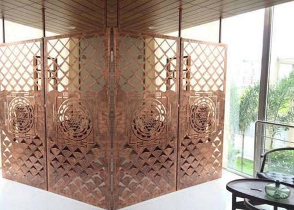 Customized Shape Decorative Metal Screen Panels Various Material Available