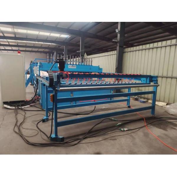 puntos de soldadura 24pcs que refuerzan el Rebar concreto de Mesh Welding Machine For Length los 6m