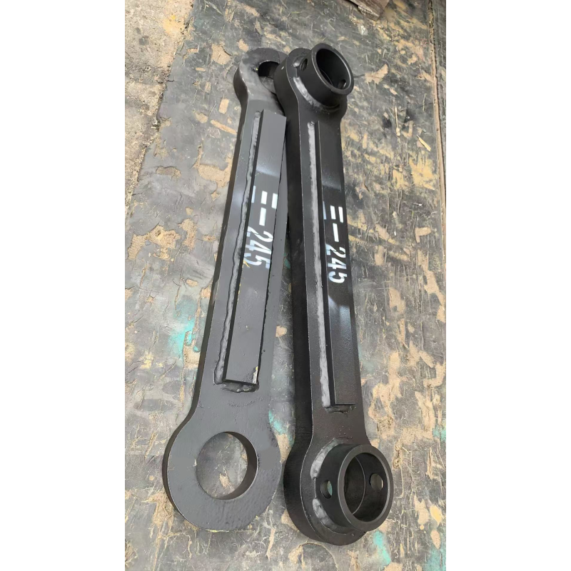 Sany SY245 excavator reinforced and strengthened bucket connecting rod, forged alloy steel H-type connecting rod, special anti-fracture accessory