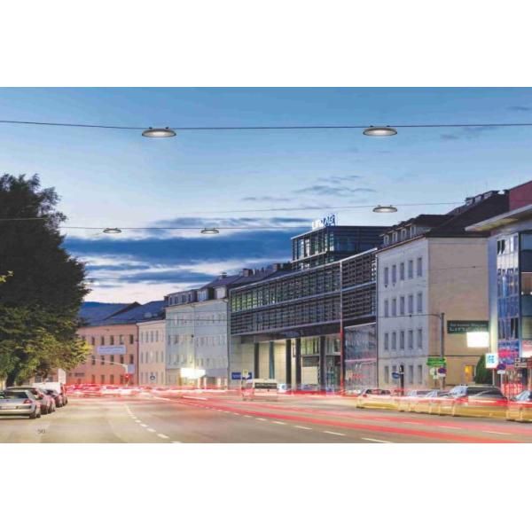 Катенарные света проезжей части СИД установки 200W 26000LM, уличный свет СИД UL 3000K