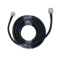 Homem de pequenas perdas do cabo coaxial N do impulsionador do sinal de 5m ao conector macho de N