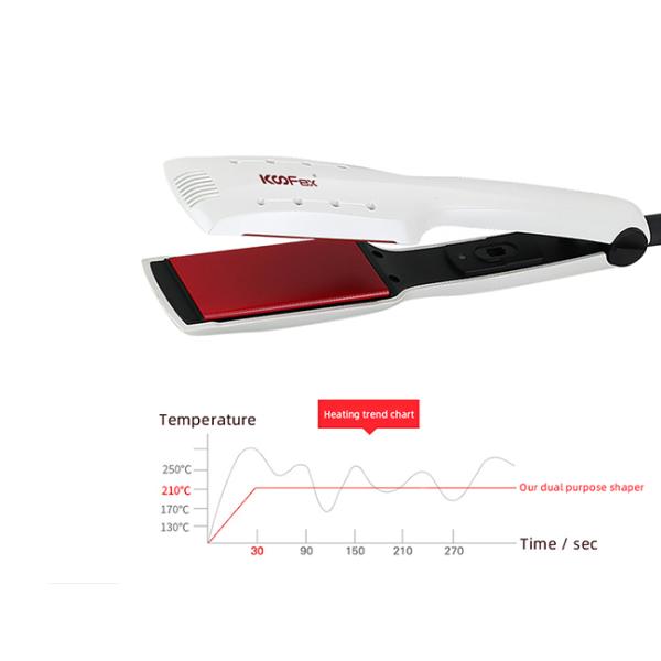Автоматический раскручиватель волос пара со статическим керамического покрытия анти-